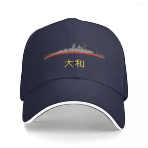 Ball Caps Japanese Battleship Yamato Pacific War With Names In Script Baseball Cap Visor Hat Beach Bag Man Women'S