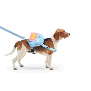 Mochila para transportar cães, mochila de viagem para animais de estimação, suprimentos para atividades ao ar livre, bolsa autoportante de poliéster, mini mochilas