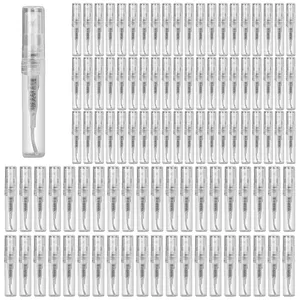 Depolama Şişeleri 10 PCS Mini Clear 2ml 3ml 4ml 5ml Atomizer İnce Sis Boş Plastik Şişe Sprey Yeniden Doldurma Parti Partisi