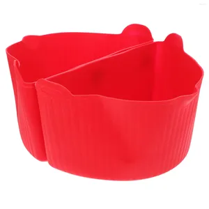 Pans 2Pcs Multi-function Cooker Liner Slow Divider Household Silicone Insert Cooking Accessory