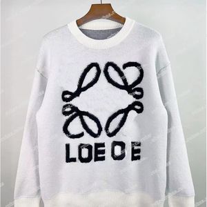 Märke kärlek mäns tröja broderad alfabet designer herrskjorta hoodie crewneck sweatshirt stickad topp kvinnor tröja