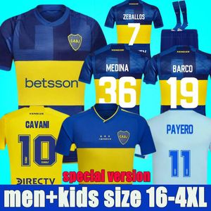 23 24 Boca Juniors Soccer Jerseys Special 2023 2024 Football Shirts Men Kids Kit Cavani Janson Medina Villa Fernandez Benedetto Zeballos Blondel BarcoサイズXXXL 4XL
