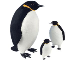 Simulering Penguin Animal Model Animal Penguin Family Toy Children039s Toys Creative Home Decoration Static Model Handicrafts D7932771