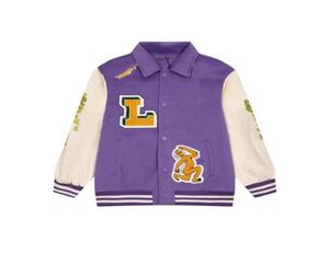 Beflockte Lederärmel Baseballmantel Uniform Modejacke Hochwertige einreihige warme Jacken Paare Frauen Männer Uni-Mäntel1660083