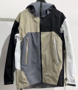 Arctery Jacket Mens Cardigan Waterproof Windbreaker Coat Designer Zipper Sweatshirt Alpha SV Series Hard Shell Jackets Embroidered ARC J 1804