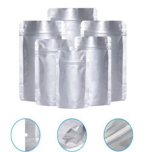 Thick Stand up Aluminum Foil Zip Lock Bag Resealable Food Moisture Coffee Beans Tea Nuts Gifts Zipper Storage Pouches Kvnqm
