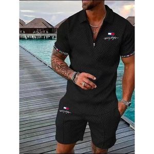 Designer Men Tracksuit Fashion High Street Cotton T-shirt Sweatshirt Jumper and Shorts Sweatpants Breattable Alfabetmönster Män och kvinnor Y2K