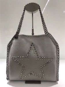 Stella Mccartney Bag Five Pointed Star Chain Women s Bag tote bag Fashion Large Capacity One Shoulder Diagonal Straddle Handbag 240104 88AJ