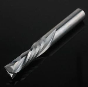 Tools 6x25mm UP&DOWN Cut Two Flutes Spiral Carbide Mill Tool Cutters for CNC Router,Compression Wood End Mill Cutter Bits
