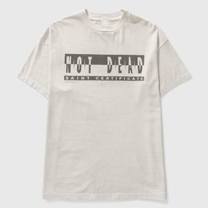 Yıkanmış harfler T-Shirt Erkek Kadınlar Top tees tişörtünü yazdırın 2024ss