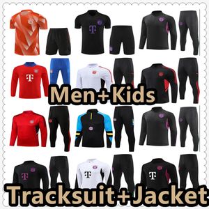 22 23 24 Bayern Munich Tracksuit Soccer Courseys 2023 2024 De Ligt Sane Jacket Jersey Shirt Hernandez Goretzka Gnabry Camisa de Futebol Kimmich Men Kids 999