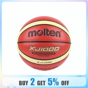 Baloncesto 240103 Molten XJ1000 Basketballball, Größe 765, PU-Ledermaterial, für Outdoor-Indoor-Spieltraining, Männer, Frauen, Teenager