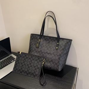 20SW Wysokiej jakości 2pcs Zestaw najwyższej jakości kobiety skórzane torebki luksusowe portfel torebki Crossbody Bag crossbody Bag