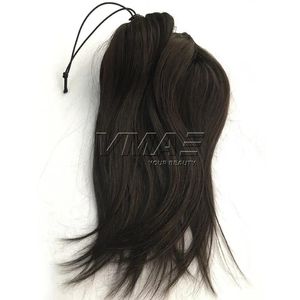 At kuyruğu Brezilyalı İnsan Ponytail 100g 120g 140g Doğal Renk Horsetail insocessed Virgin Vmae Saç epacket