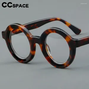 Óculos de sol quadros 57151 senhoras tendência redonda leopardo óculos ópticos vintage acetato prescrição óculos homens moda claro óculos