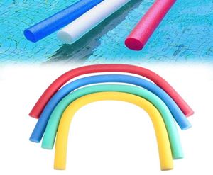 För barn vuxen vatten flytande simning skum pool nudel vatten float hjälp woggle solid kärna nudel flexibel rad ring 65150cm2864326