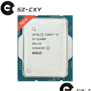 CPUS Intel Core i512400F i5 12400F 25 GHz 6Core 12Thread CPU -processor 10nm L318M 65W LGA 1700 231117 Drop Delivery Computers Networ DHXYG