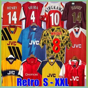 HENRY Maglie da calcio retrò HIGHBURY PIRES REYES 02 03 05 06 92 93 94 95 96 98 99 BERGKAMP ADAMS Persie Galla V. PERSIE 88 89 90 CAMICIA DA CALCIO vintage classica