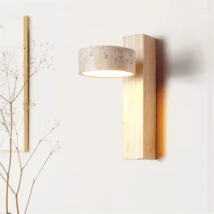 Lâmpada de lâmpada de parede Lâmpadas de mármore Lâmpadas de mármore Luz de cabeceira com o interruptor de tração giratória nórdica japonesa japonesa wabi-sabi luzes