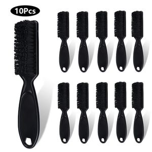 10Pcs Barber Blade Cleaning Brush Professional Salon Double-Sided Hair Duster Fade Brush Tool Men Small Beard Shaving Brushes 240104