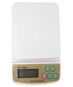 2510Kg 1g01g Libra Bilancia da cucina digitale Conteggio Pesatura bilancia elettronica SF400A Pulsante inglese 2109272817743