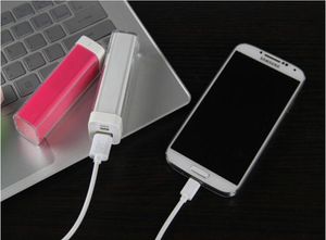 Доставка мобильного телефона Power Bank 2600 мАч Резервная батарея Externa Портативное зарядное устройство Powerbank carregador de bateria portatil5904163