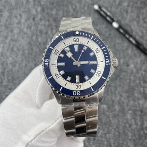 Mens Automatiska mekaniska klockor hög kvalitet 46 mm full rostfritt stål simning armbandsur safir lysande klocka Montre de luxe designer klocka