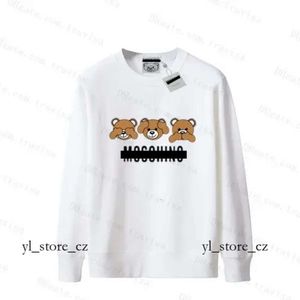 Erkek Hoodies Sweatshirts Moschino Hoodie Tasarımcı Moschino Mükemmel Büyük Boyutlu Sonbahar Kadın Hoodys Sweater Sports Yuvarlak Boyun Uzun Kollu 8350