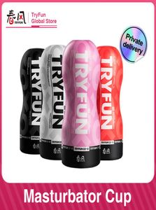 male sex toy Air Vacuum Suck Reusable Male Masturbator Cup Silicone Vagina Real Pussy Pocket Deep Throat Adult Oral Sex Toys9890296