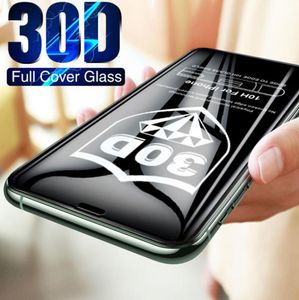 30D Full Cover Gehärtetes Glas Auf Für iPhone 11 Pro Max 12 13 X XR XS 12 mini Screen Protector 6 6s 7 8 Plus Film7851513