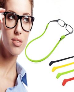 Yüksek Elastik Anti Anti Slic Silikon Güneş Gözlüğü Gözlükleri Kablolar Gözlükler Zincir Kablo Tutucu String Halat 24 PCSLOT 3169069