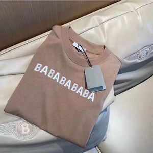 メンズTシャツデザイナーパリTシャツヨーロッパフランスアルファベットグラフィック印刷ファッション半袖レディースBBカジュアルコットン大規模