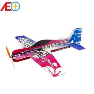 PP MAGIC BOARD MICRO 3D inomhusflygplan Sakura Lightest Plane Kit RC Airplane RC Model Hobby Toy Sell RC Plane 240103