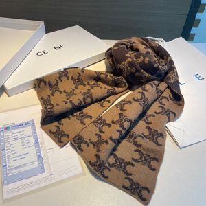 Роскошный дизайнерский шарф, шерстяные шарфы на осень и зиму для мужчин и женщин, теплый переплетенный узор, удобный на ощупь, модный процесс для старших, модный универсальный размер 30x180 см