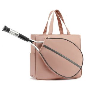 Tennis Bag Portable Shoulder Sports Fitness Badminton Women Racket Female Handbag Gym Pack 240104