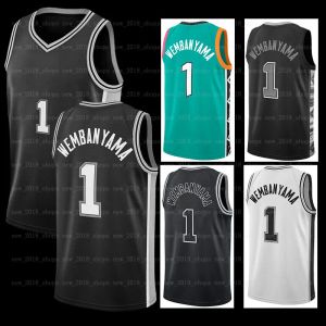 Custom Mens Women Youth Victor''Spurs''Wembanyama''21 Tim Basketball Jerseys 2023 Men City Jersey