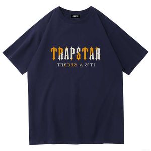 TRAPSTAR Fashion Designer Mens T Shirt Luxury Designer Women Short Man Cotton Summer Casual Golf Sports Brand Print Off White Street Populära skjortor LPMC