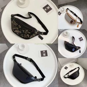 Cooach bag Koujia's new trendy men's waist bag with embossed camouflage fashionable and versatile sports chest bag simple and luxurious exquisite men's bag