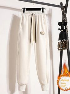 Pantaloni da donna Donna Sport Casual Allentati spessi Autum Leggings caldi invernali Harlan Harajuku Moda coreana Baggy a vita alta