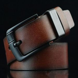 rival Top Quality Men & Women Leather Belt Fashion Brand belts for Men & Women Jeans Belt male strap284e