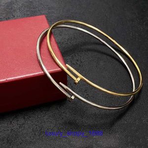 Car tiress New Brand Classic Designer Bracelet Gold plated light luxury nail collar decoration with titanium steel fashionable stainless Have Original Box