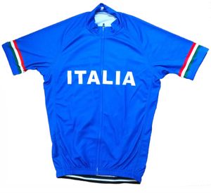 Tops 2024 Team Italia Retro Vintage Cycling Jersey Oddychane koszulki rowerowe Krótkie rękawie Summer Szybkie ubrania Mtb Ropa Ciclismo B