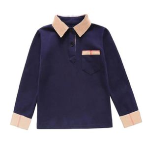 シャツ春と秋のシャツの子供長袖チェックTシャツ子供キッズボーイズガールユニセックストップスブラウスカジュアル服