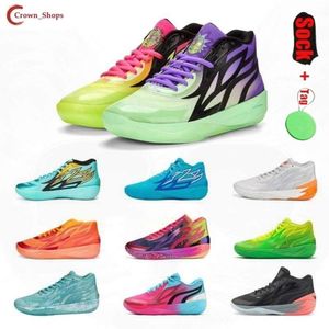 LaMelo Ball Mb.02 Tênis de basquete Buzz City masculino e feminino antiderrapante respirável cano médio botas de corrida respiráveis