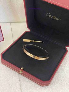 Edição de alta qualidade pulseira luz pneus de carro de luxo clássico amor série parafuso tamanho largo 17 ouro rosa novo com caixa original