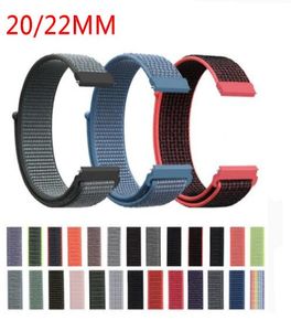 Cinturino in nylon per Samsung Galaxy Watch cinturino attivo Galaxy 42mm 46mm cinturino classico S2 S3 cinturino 20mm 22mm cinturino a sgancio rapido Loop9178965