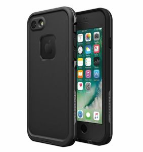 Fall Life Water Proof Case för iPhone 7 Black Package Waterproof Case Retail Packaging 3222883