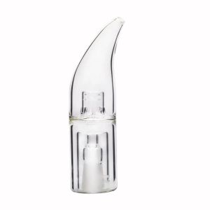 Osgree Smoking Accessory 14mm Water Pipe Bong Glass Bubbler Bullet Style Portable Cooling Attachment BJ
