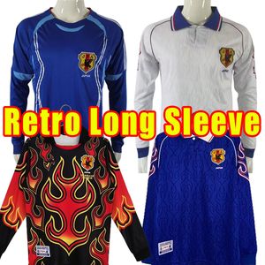 Långärmad nakata retro japan fotboll tröjor vintage soma akita okano kawaguchi klassisk fotbollskjorta kazu hattori kort ärm landslag 1996 2006 98 06