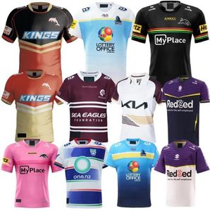 2024 Penrith Panthers Rugby Jerseys Gold Coast 23 24 Titans Dolphins Sea Eagles Storm Brisbane Home Away Chirty Rozmiar